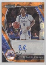 2021-22 Panini Prizm Draft Picks Orange Ice Brandon Rachal #DP-BRA Auto 0q0m