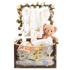 Baby Shower Crate Closet Multifunctional Wooden  Acrylic Visible Baby Storag...