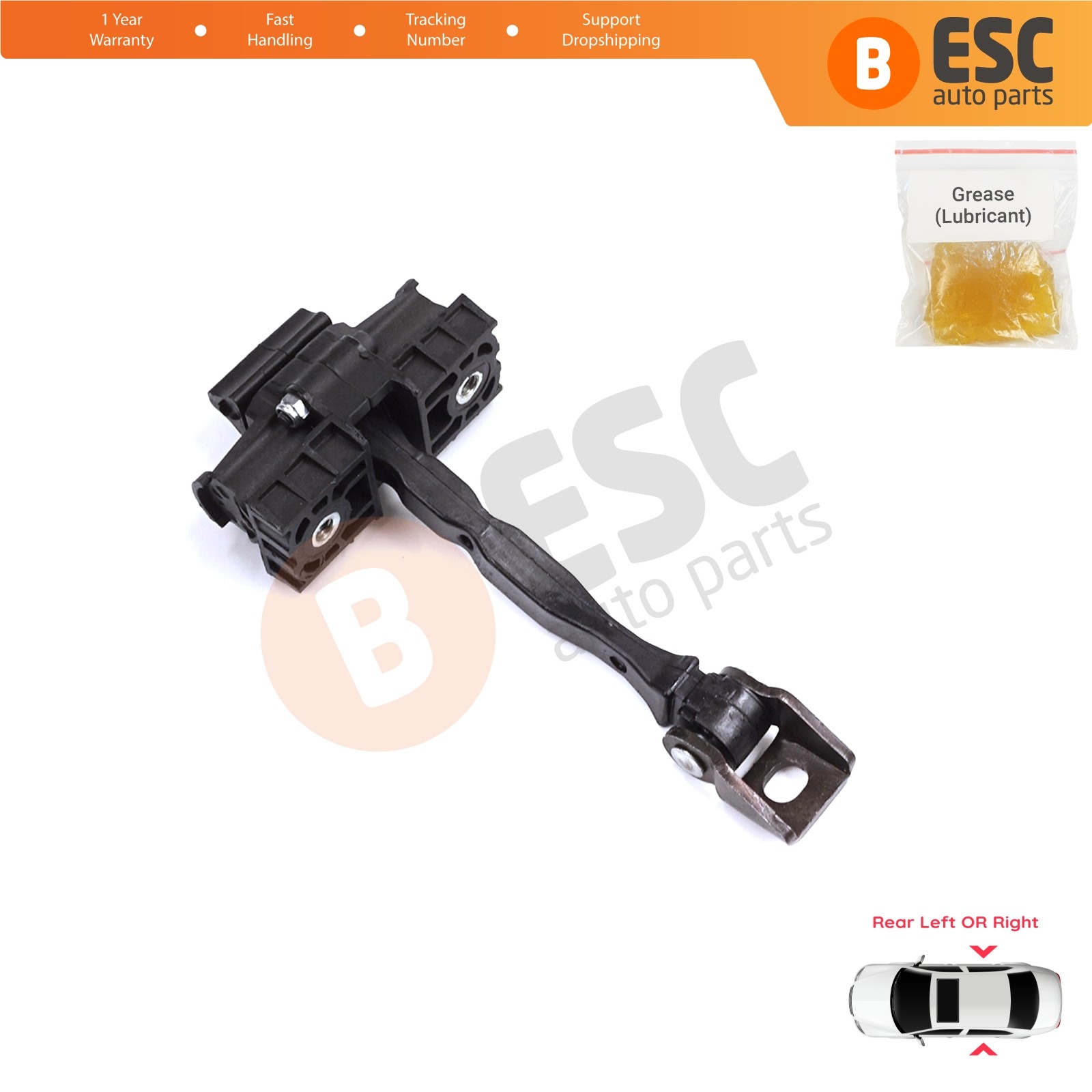 Rear Door Stop Check Assy Limiter for Seat Toledo MK4 KG Skoda Rapid 2012-2019