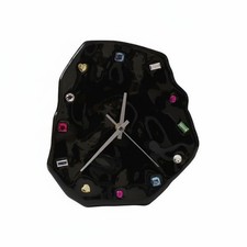 Edelstein Wanduhr Original Design Zeitmessger&auml;t Ger&auml;uschloses Uhrwerk