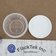 ( QTY : 100 ) Flacktek Inc Speedmixer 25ml PP Mixing Cup Translucent