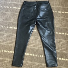 Next Petite Faux Leather Size 14P Skinny Leg Stretch LEGGING
