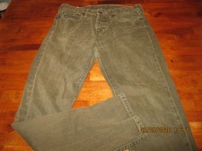 EUC Abercrombie Fitch Jeans Men A F SKINNY Button Fly 32X33 7" HEM