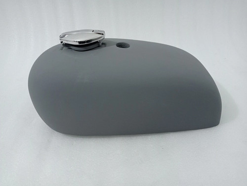 BSA A65 SPITFIRE HORNET 2 GALLON RAW STEEL PETROL FUEL GAS TANK With CAP | Fit - Picture 1 of 19