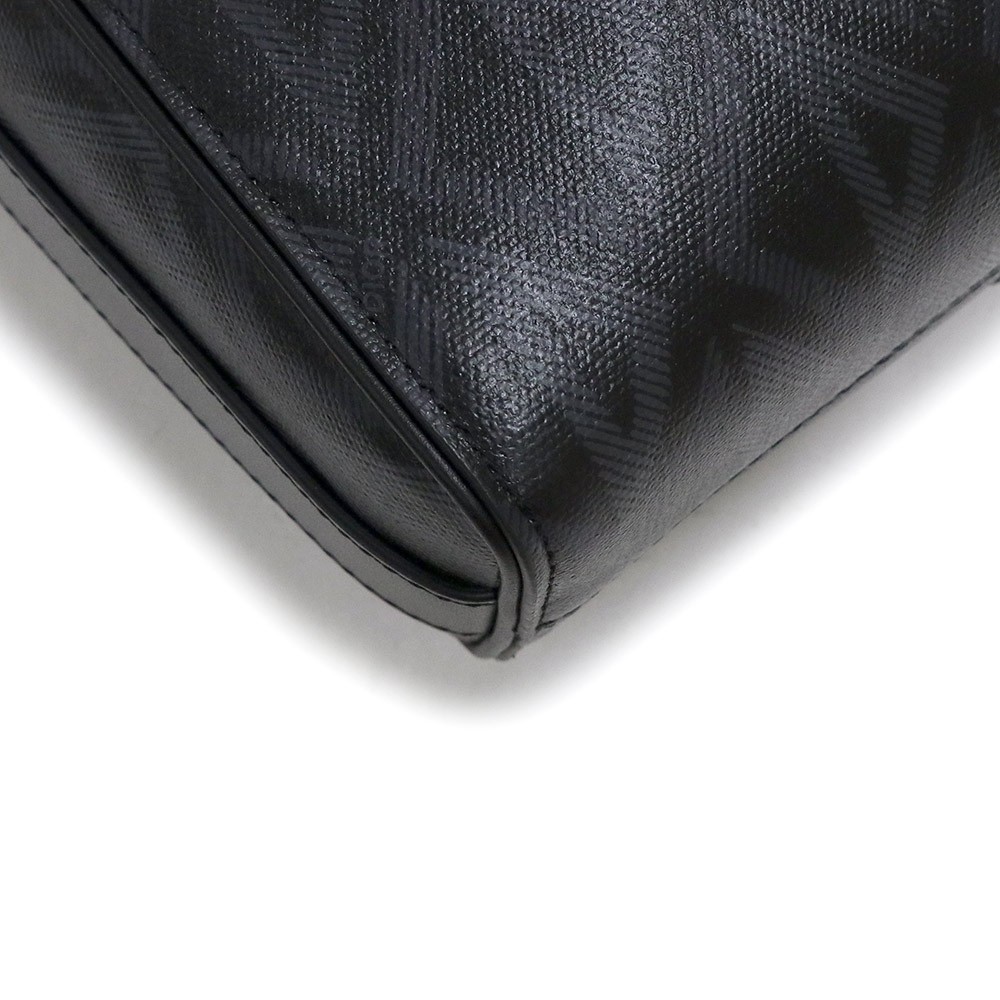 Christian Dior CD Diamond Rango Briefcase Business Bag Canvas, Black 1ADBR166CDP image 10