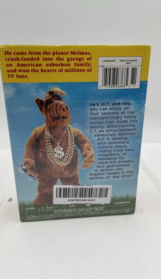 ALF The Complete Collection DVD Box Set TV Series Season 1-4 Foto 2 de 4