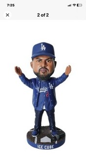 2025 Los Angeles Ice Cube Bobblehead Dodgers SGA 6/21/25 New In Box