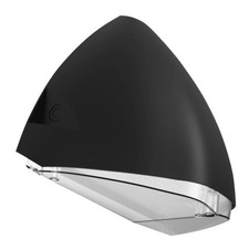 Flood Light Black Outdoor Midi Cobra Wall Pack Switchable Watts 3000K 4000K