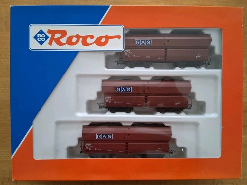 Roco 44138 Set Selbstentladewagen (4/4) der RAG Ruhrkohle AG | Condition: Gebraucht