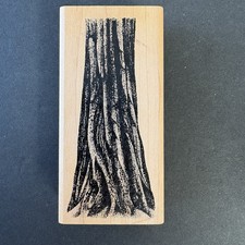 Stampscapes Large Tree Trunk Scene Making Rubber Stamp