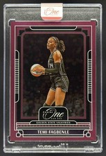 2025 Panini One and One WNBA Temi Fagbenle Pink /6 #31 Valkyries