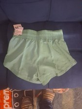 Pantalones Cortos Atléticos DSG Stride Tiro Alto Calzoncillo Incorporado Verde Claro Para Mujer XS