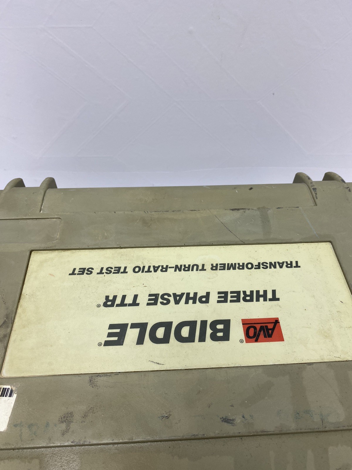 AVO BIDDLE Three Phase Transformer Turns Ratio TTR Tester Catolog 550503