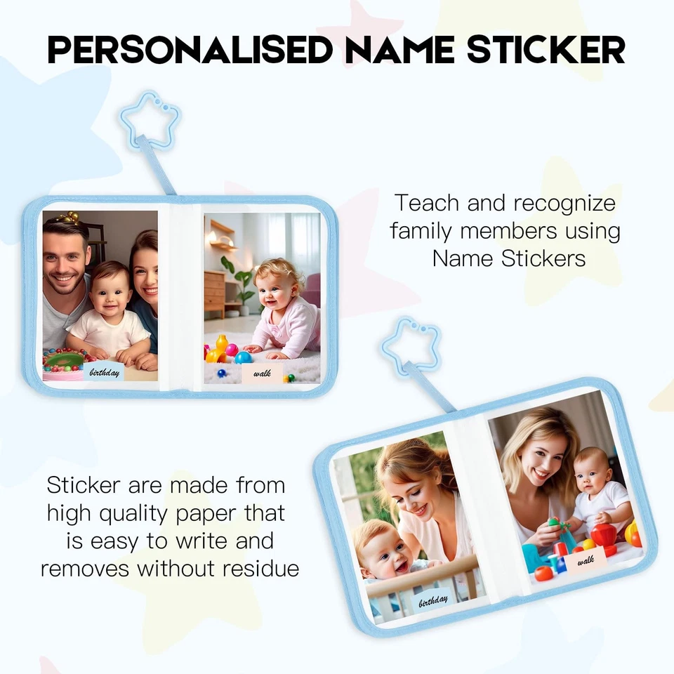 Baby's My First Photo Album for Baby Holds 21 fotos 4x6, álbum de fotos de bebé So... Foto 3 de 4