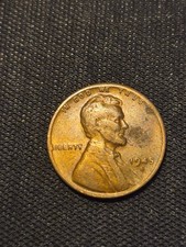 A 1945s Wheat Penny With Doubling Errors