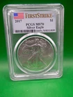 2017 US Silver Eagle ~ 1 oz. 999 Fine Silver PCGS MS70 First Strike : 83114830