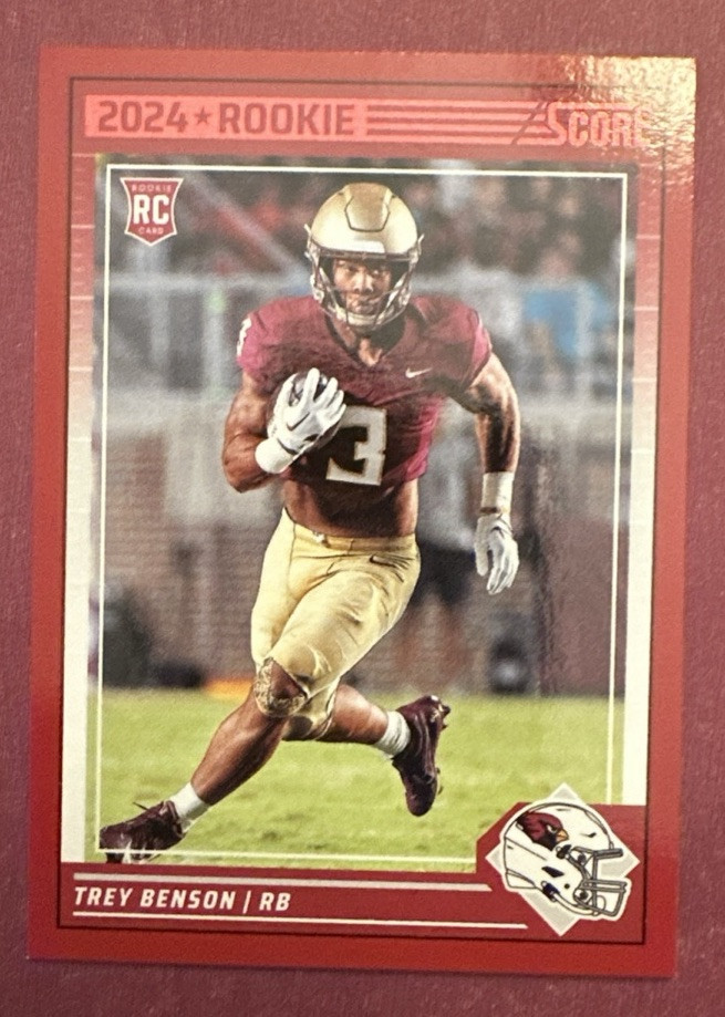 2024 Score - Rookies Red #354 Trey Benson (RC)