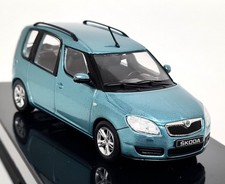 Ixo 1/43 Skoda Roomster 2007 Metallic Light Blue Diecast Scale Model Car