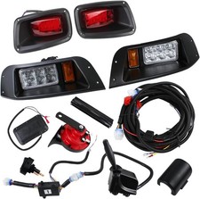 COOL STAR LED Headlight Tail Light Kit Compatible with EZGO TXT Carts 1996-2013