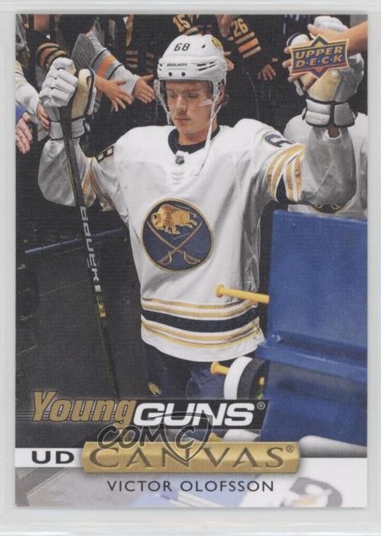 2019-20 Upper Deck UD Canvas Young Guns Victor Olofsson #C93 0d14