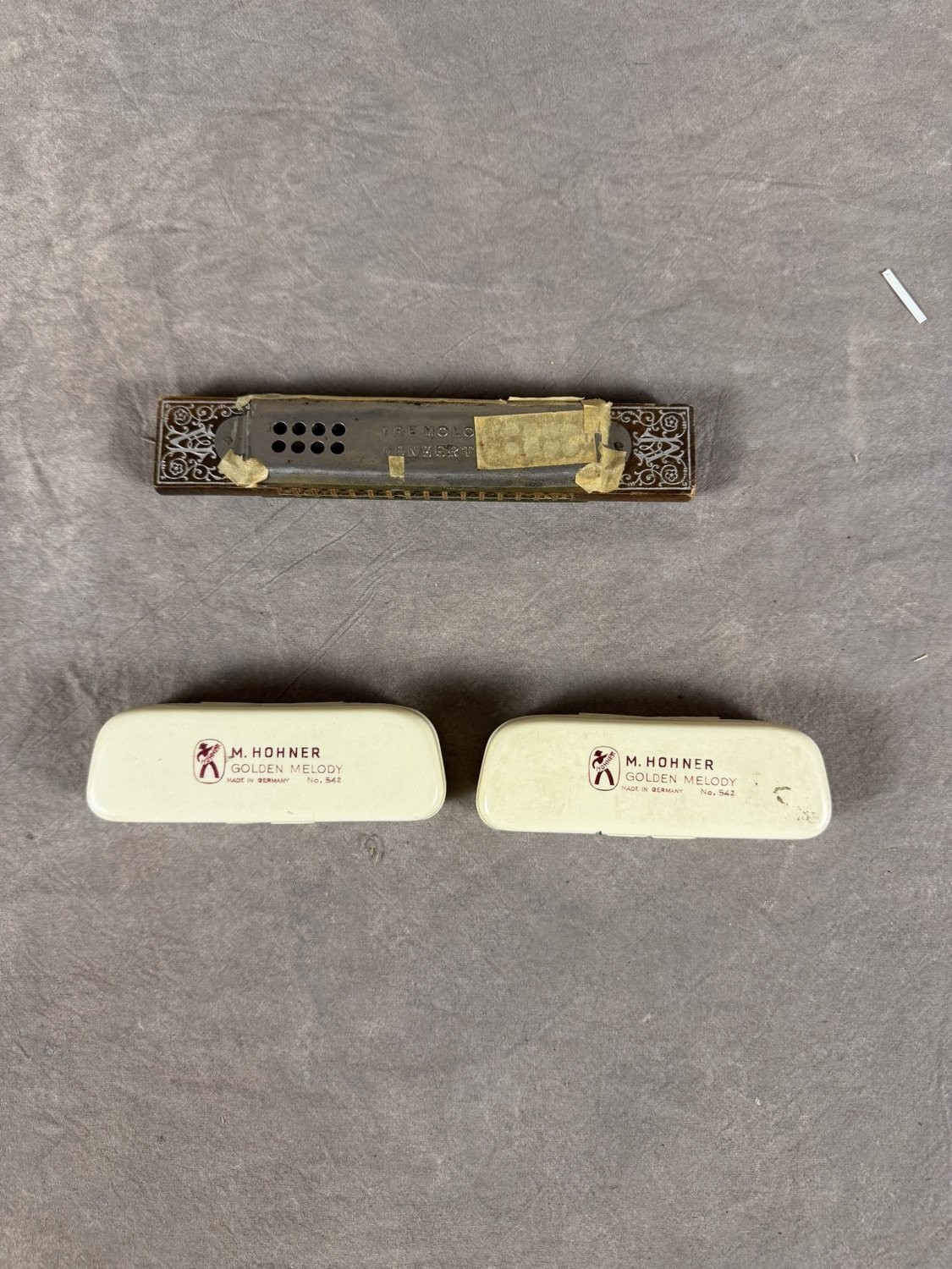 Hohner Golden Melody & Tremolo Konzert harmonica lot blues harmonicas