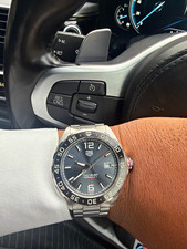 TAG Heuer Formula 1 WAZ2011 CALIBRE 5 43mm Black Dial Date 200m Steel