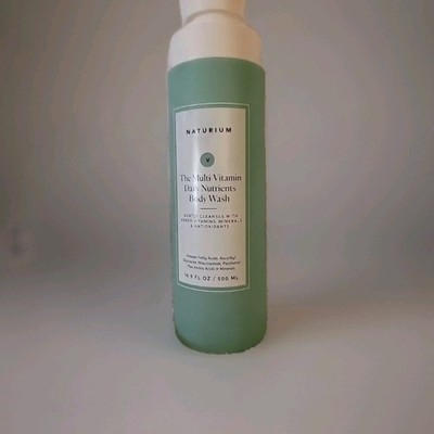 Naturium The Multivitamin Daily Nutrients Body Wash 16.9 Low Fill Small Spillage