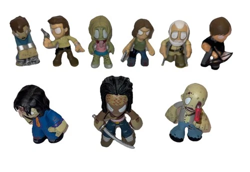 Funko The Walking Dead Mystery Minis Lot 9 loose Daryl Rick Michonne Zombies