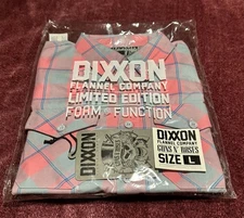 Dixxon Guns N' Roses Men's Large Pink And Blue Flannel BNIB.