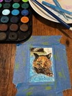 Tortoishell Cat “Dulce” ACEO watercolor painting. Cat. Tortie. Kelly.Ospina. — photo 4