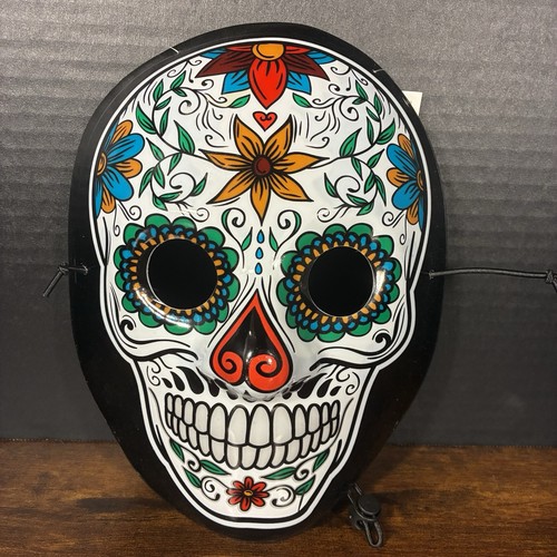 Halloween Catrina Mask,Hat Headband Veil, Catrin Skull Face Mask Day Of The Dead - Picture 2 of 10