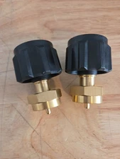 Gaspro Propane Refill Adapter LP Gas 1Lb Cylinder Tank Coupler Universal (2 pcs)