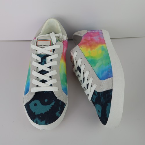 Kurt Geiger London Lexi Eagle Low Top Sneakers Multi 8 - Picture 7 of 12