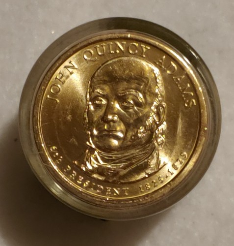 2008 P JOHN QUINCY ADAMS SEALED DANBURY MINT PRESIDENTIAL DOLLAR 12 COIN ROLL - Picture 2 of 8