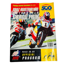 1997 Australian Grand Prix Motorcycle Magazine Official Program