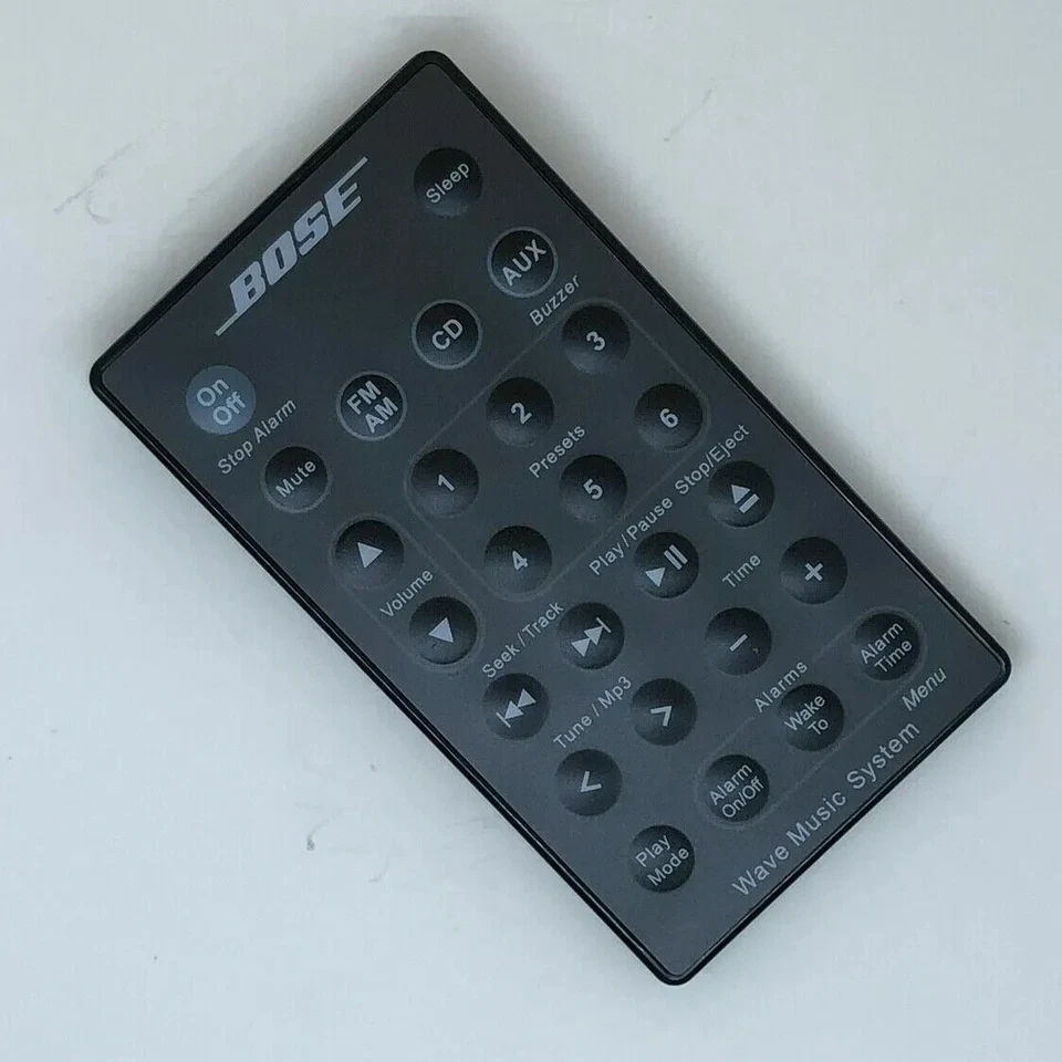 1PCS Bose Wave Music System Black Remote Control for AWRCC1 AWRCC2 Radio/CD - Image 3 of 4