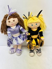 Gund Kids Rah Rah Benders Bendable Cheerleader Plush FLAWED BIN 8