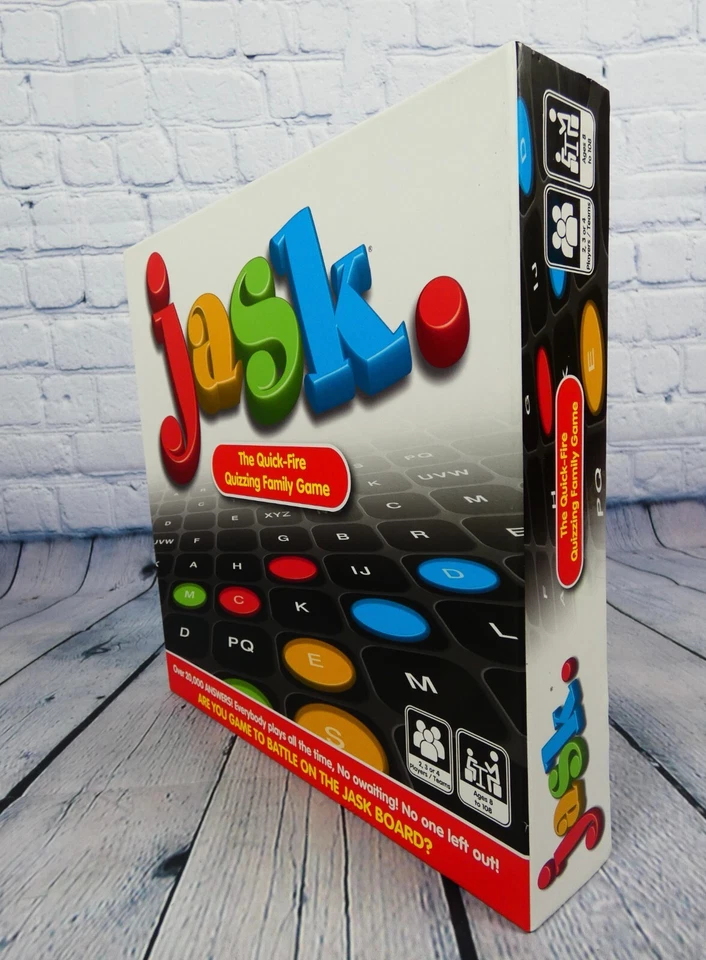 NEW: JASK - The Quick Fire Family Quizzing Game by SJD Games (8yrs+) ~ SEALED - Image 4 of 4