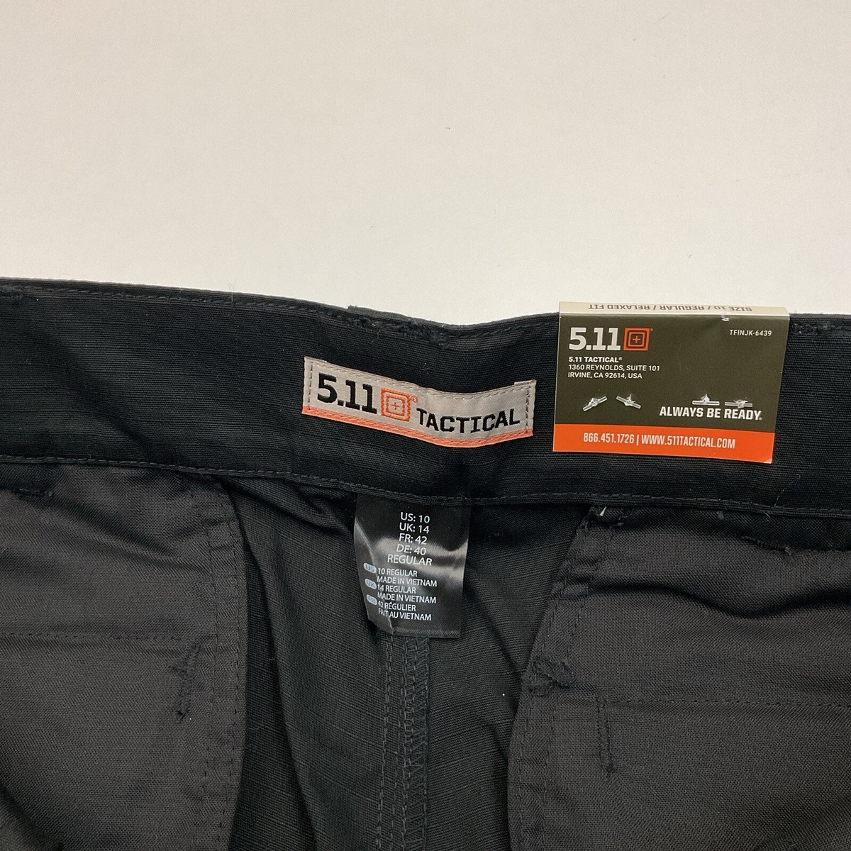 5.11 Tactical Women's TDU Pants, 64359 - Black 10 Regular | eBay