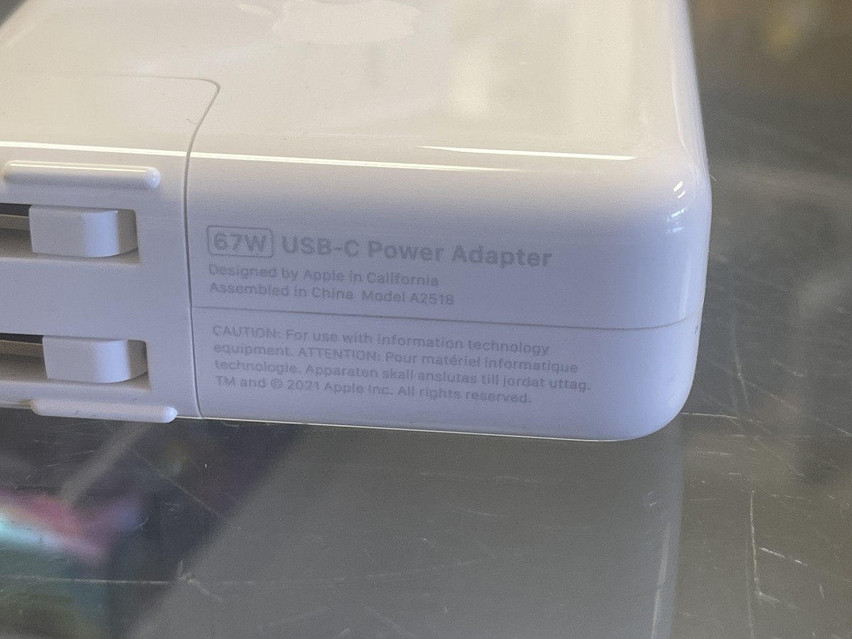 Buy Apple 67W USB-C Power Adapter for MacBook Series - White