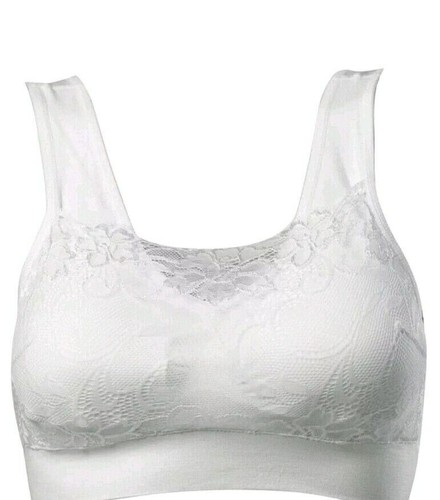 PACK OF 2-Milana Bra by Genie Bra (The Original) Size 24-26 (US size 2X) White - Picture 2 of 7