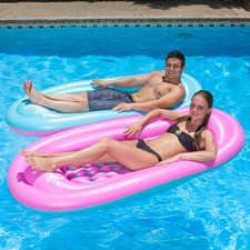 Poolmaster 83000 Reversible Honolulu Mattress 72 inch x 41 inch Pink/Blue