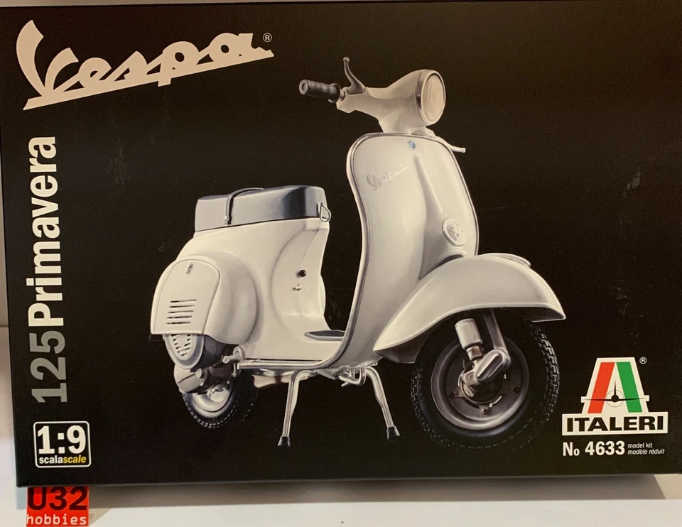 ITALERI 4633 KIT 1/9 MOTO VESPA 125 PRIMAVERA - Photo 1/1