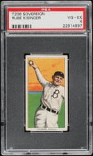 1909-11 T206 Rube Kisinger Buffalo,  SOVEREIGN PSA 4 VGEX