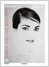 FRANCE TIMBRE ANNIVERSAIRE 100 ANS MARIA CALLAS (1923-1977) -  ANNEE 2023 NEUF