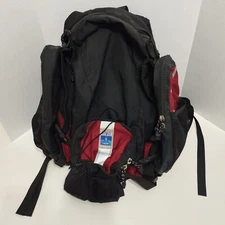 Mirage Gregory Hiking Backpack Black Maroon 19" Tall Hip Belt Sternum Strap Used