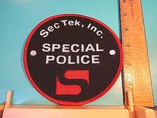 SecTek Inc Special Police Washington DC PATCH 5" NOS