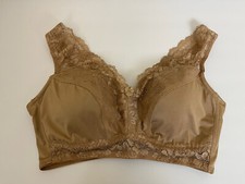 Rhonda Shear Pin-Up Bra Lace Back Beige