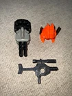 Hasbro G1 Transformers Predaking Head Helmet, Blaster For Parts or Repair