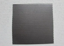 3/32 HOLE --18 GAUGE 304 STAINLESS STEEL PERFORATED SHEET---6" X 6"